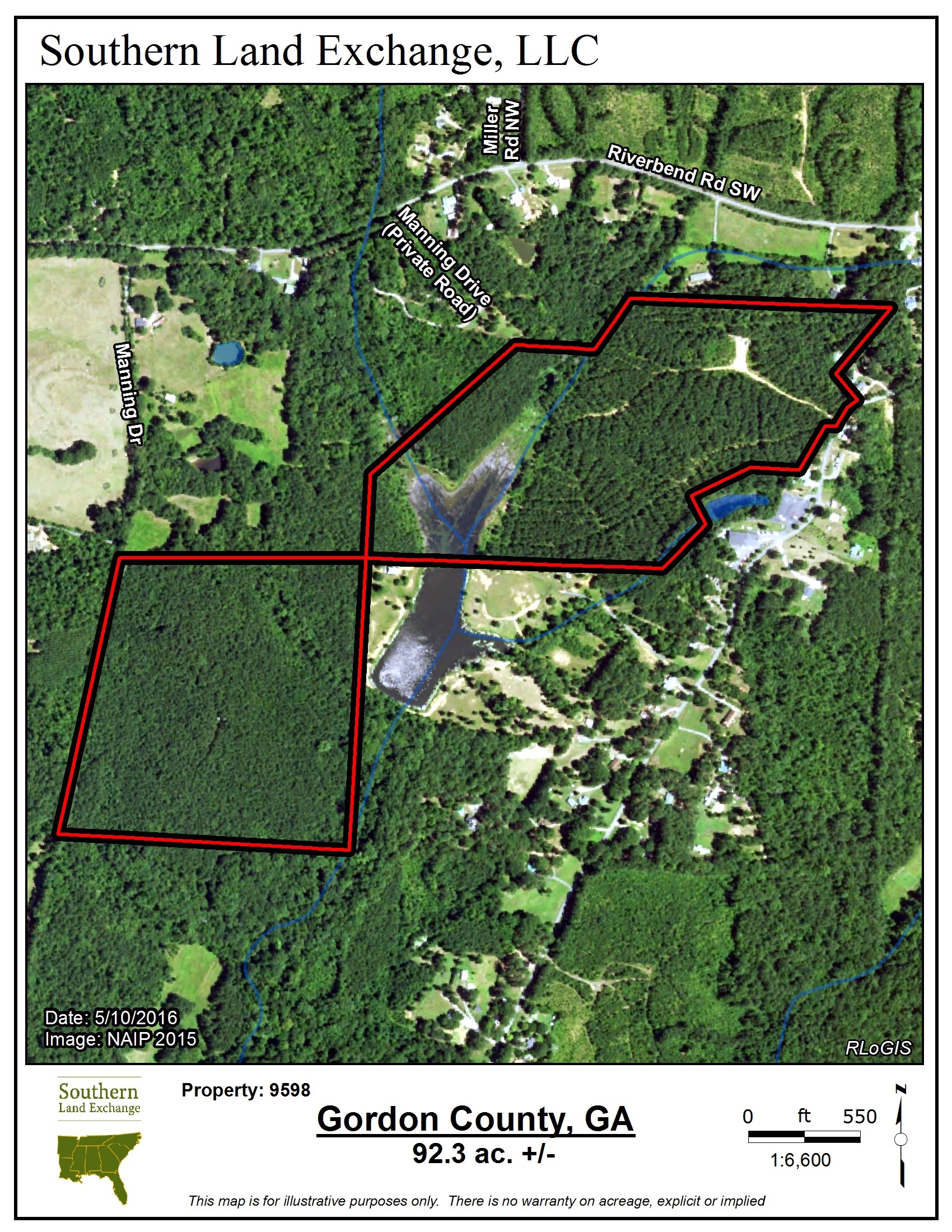 Plainville, Gordon County, GA Recreational Property, Timberland