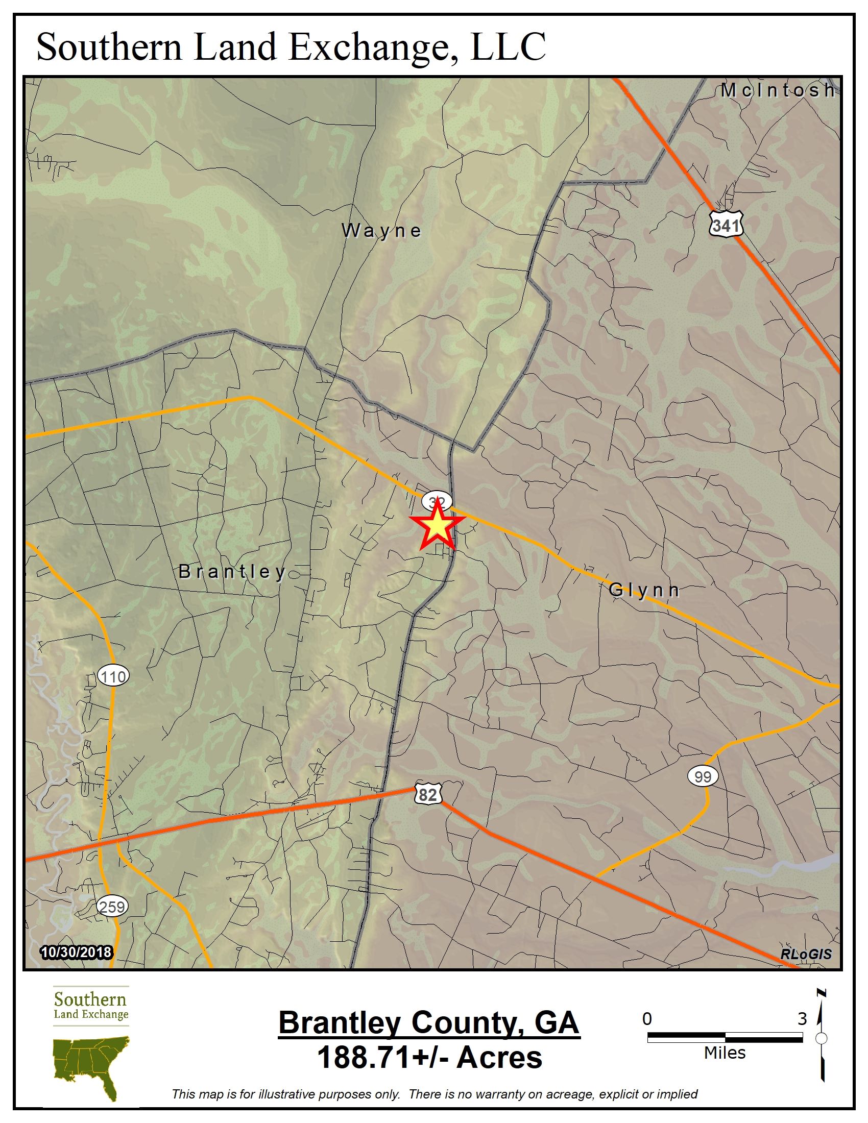 Hortense, Brantley County, GA Recreational Property for sale Property