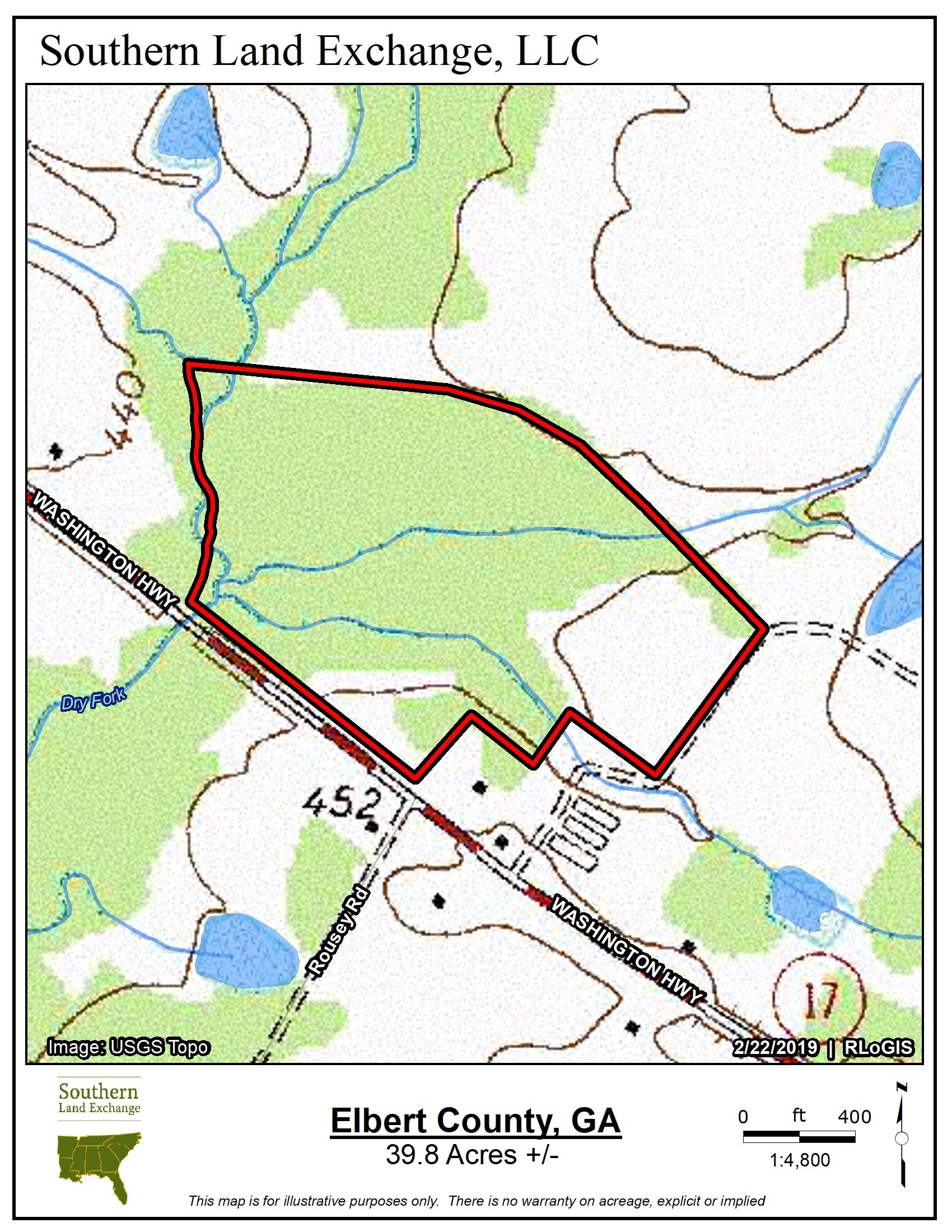 Elberton, Elbert County, GA Recreational Property, Hunting Property for