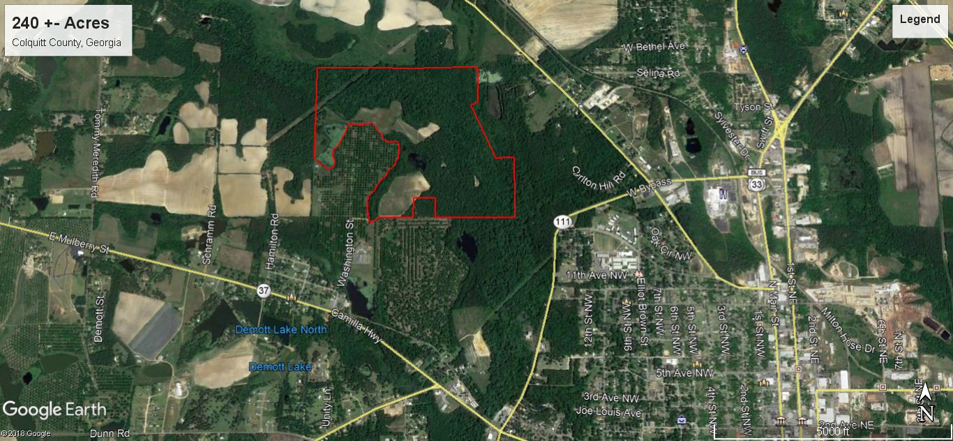 Moultrie, Colquitt County, GA Recreational Property, Timberland