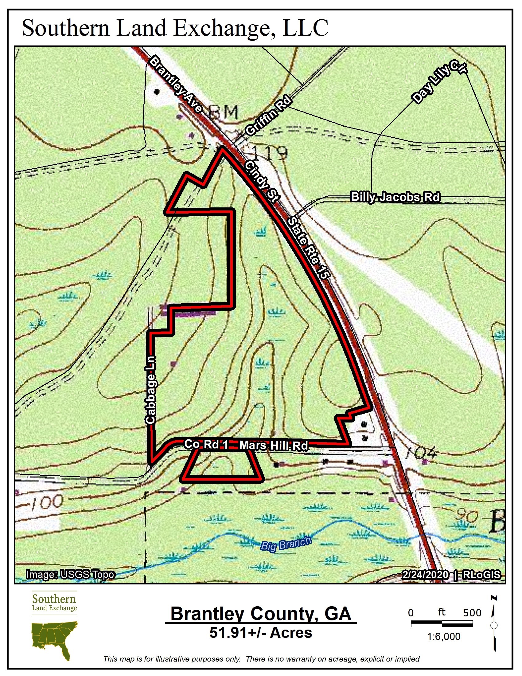 Hoboken, Brantley County, GA Recreational Property, Timberland Property