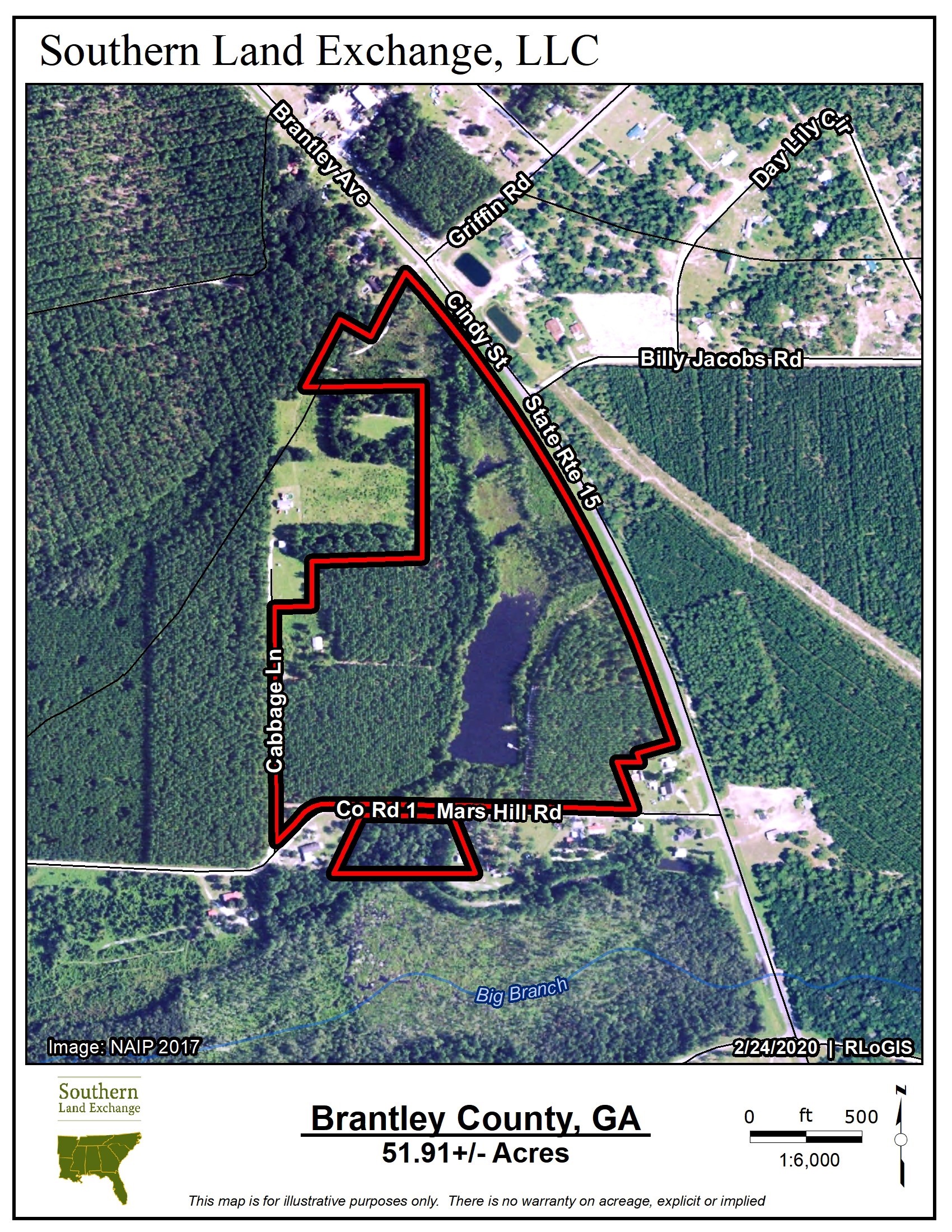 Hoboken, Brantley County, GA Recreational Property, Timberland Property