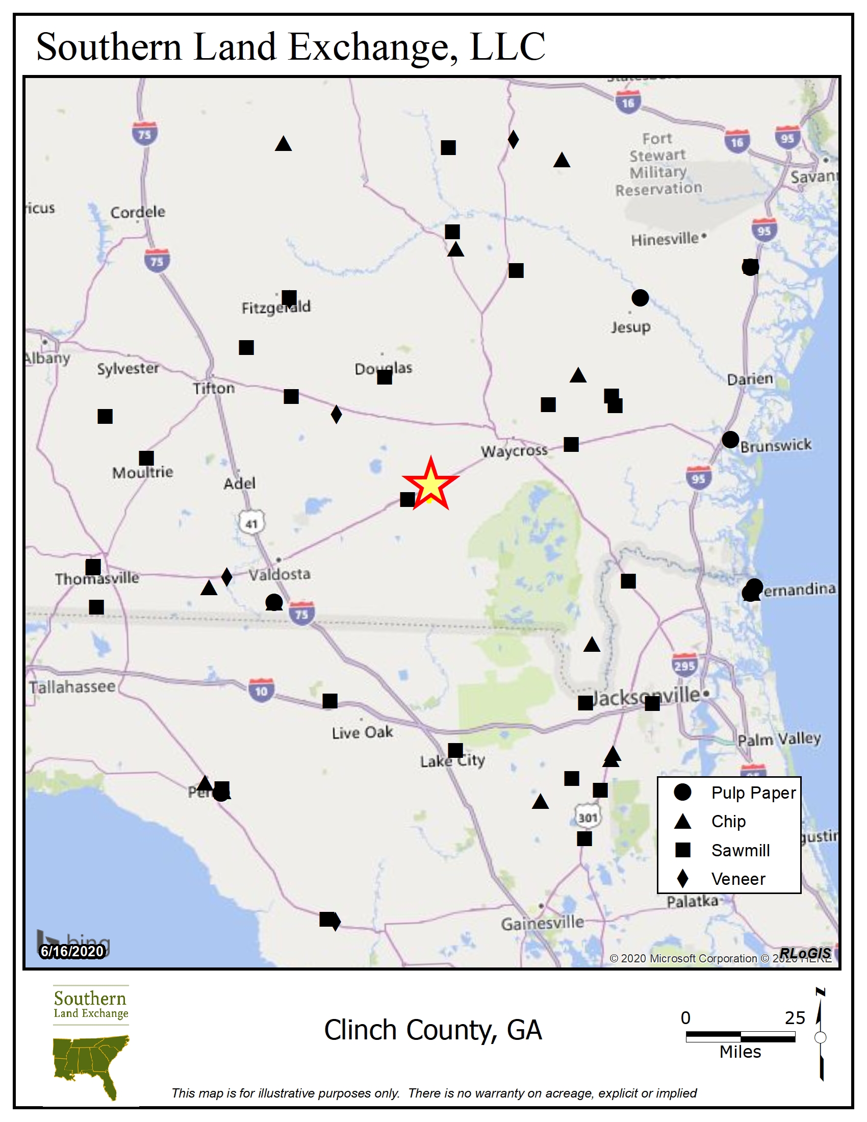 Homerville, Clinch County, GA Recreational Property, Hunting Property