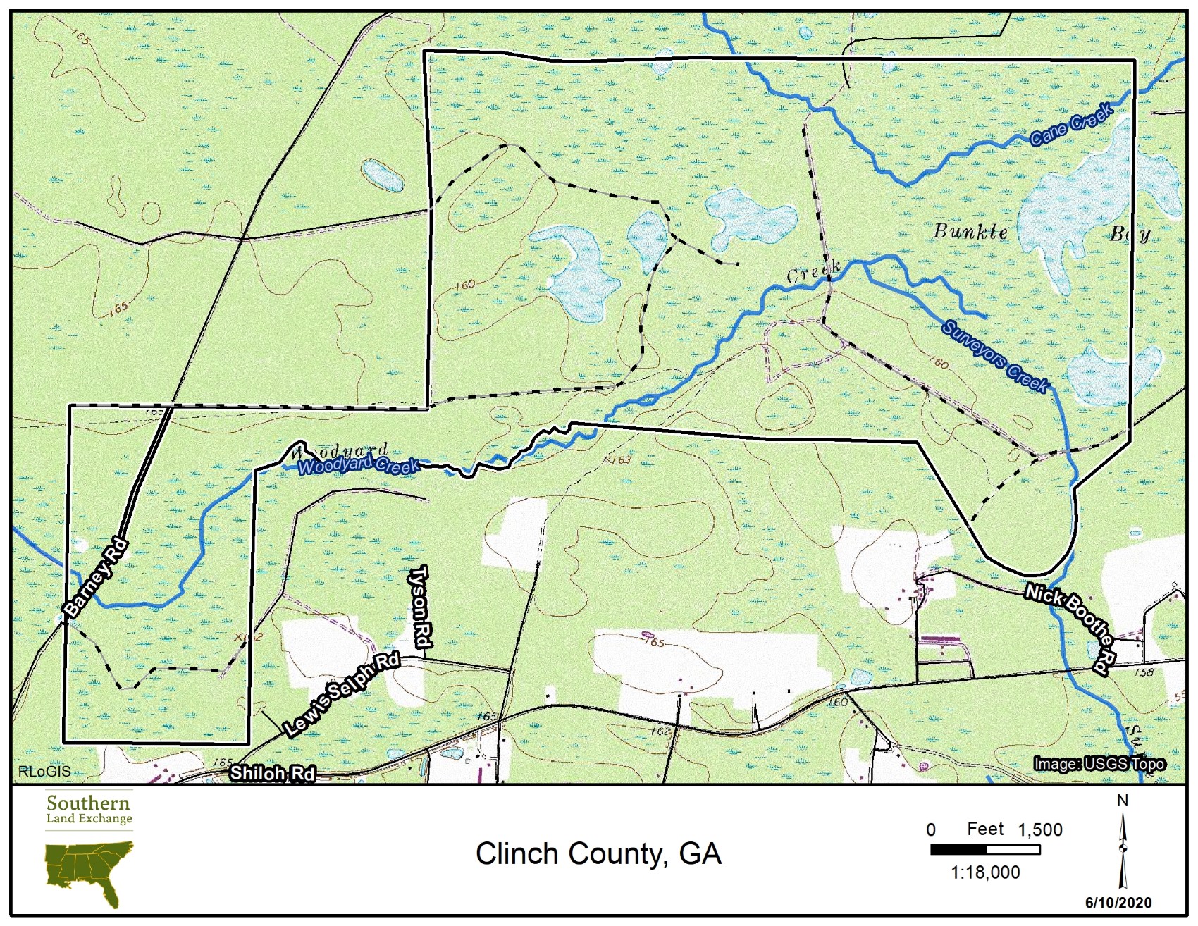 Homerville, Clinch County, GA Recreational Property, Hunting Property