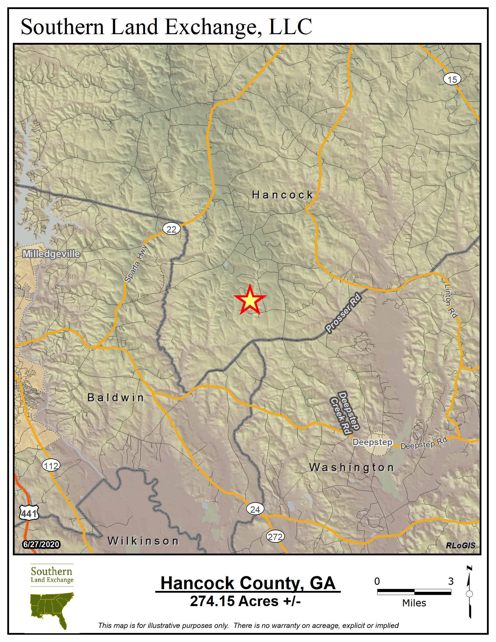 Sparta, Hancock County, GA Recreational Property, Undeveloped Land