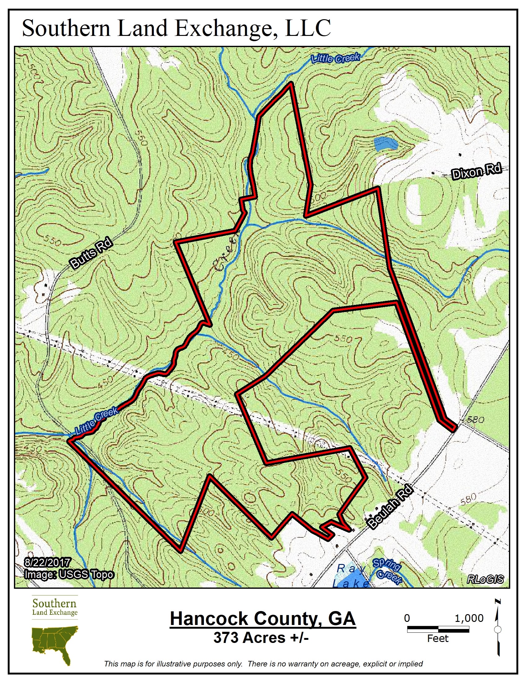 Sparta, Hancock County, GA Recreational Property, Undeveloped Land