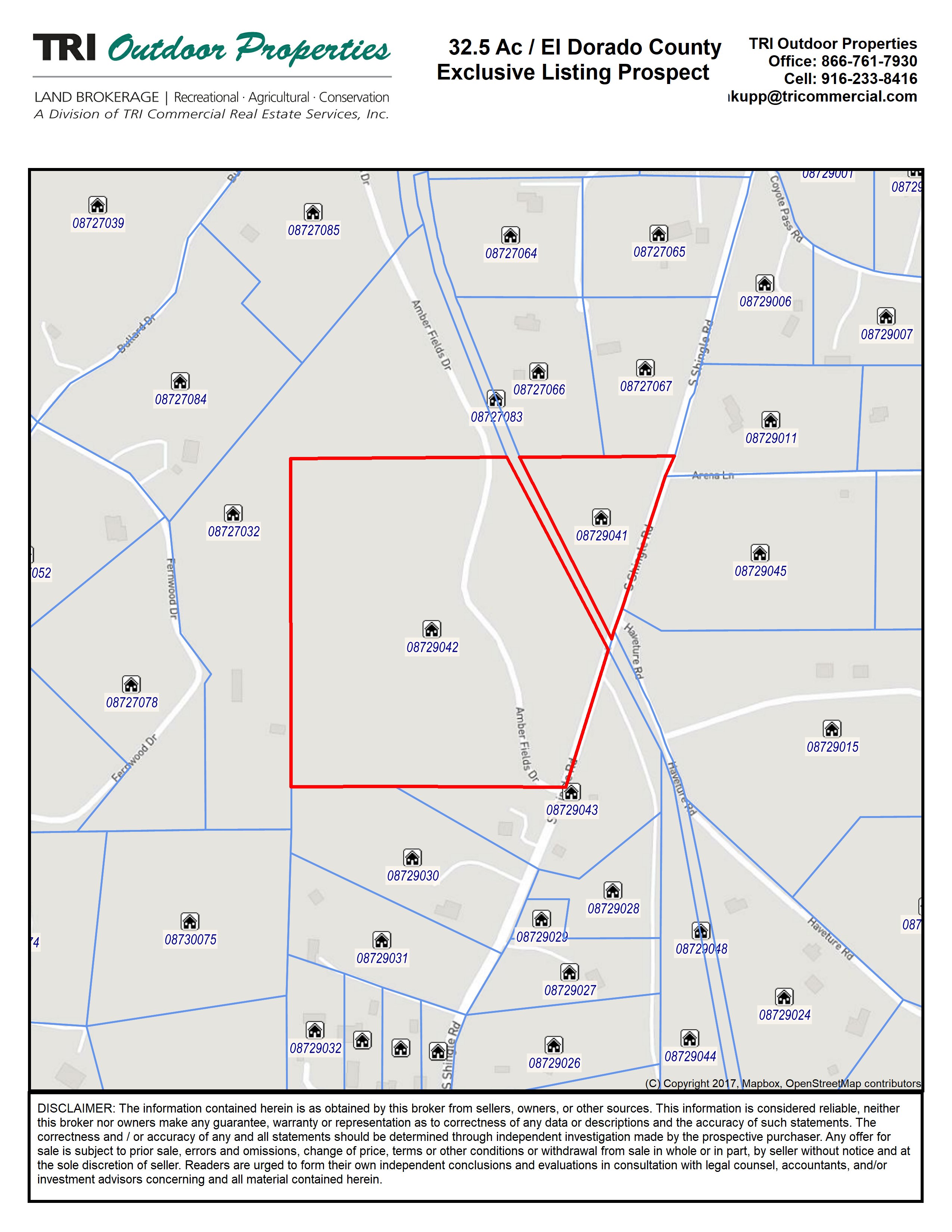Shingle Springs, El Dorado County, CA Undeveloped Land for sale