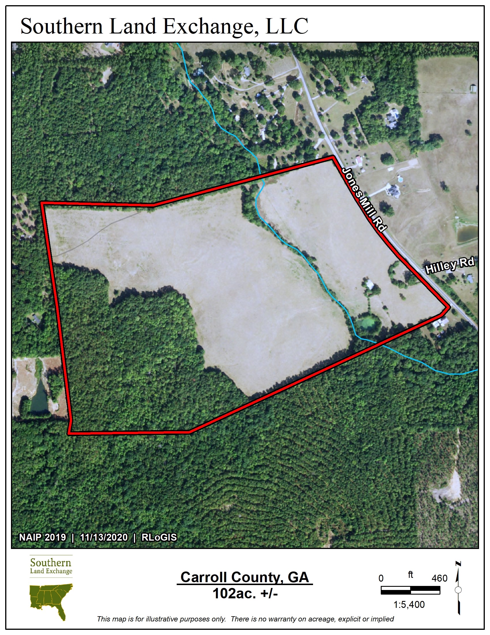 Whitesburg, Carroll County, GA Recreational Property, Undeveloped Land