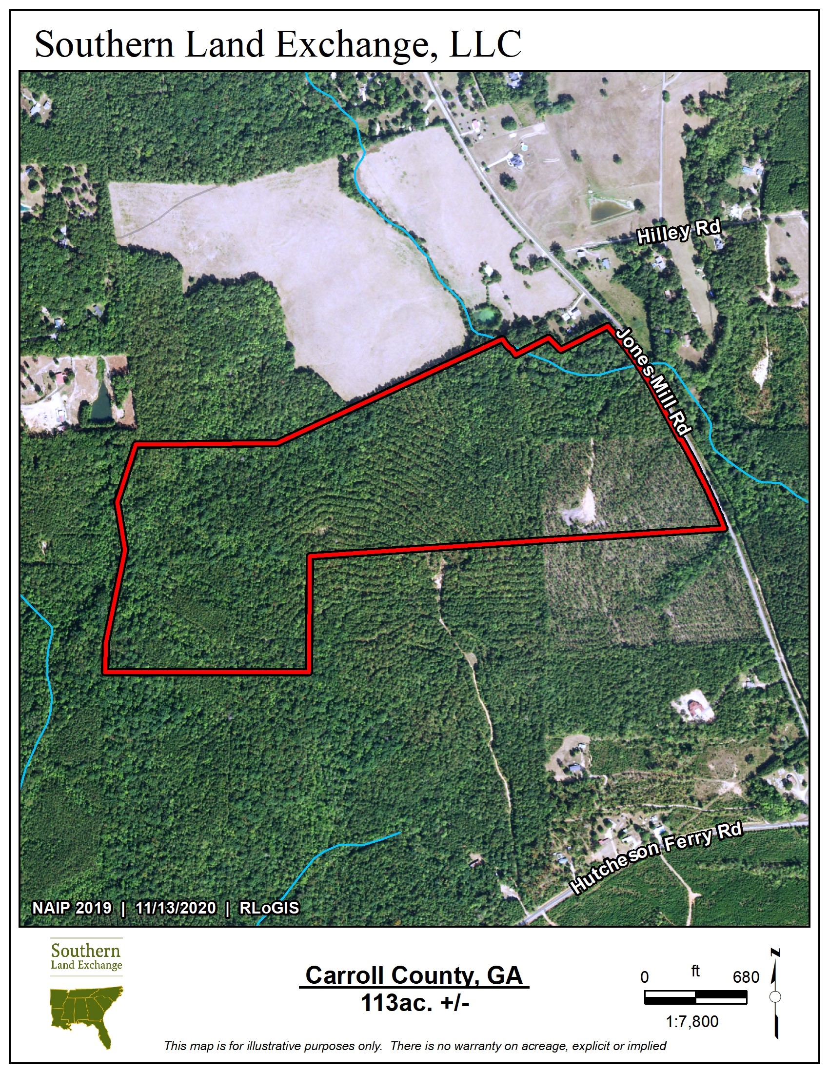 Whitesburg, Carroll County, GA Recreational Property, Undeveloped Land
