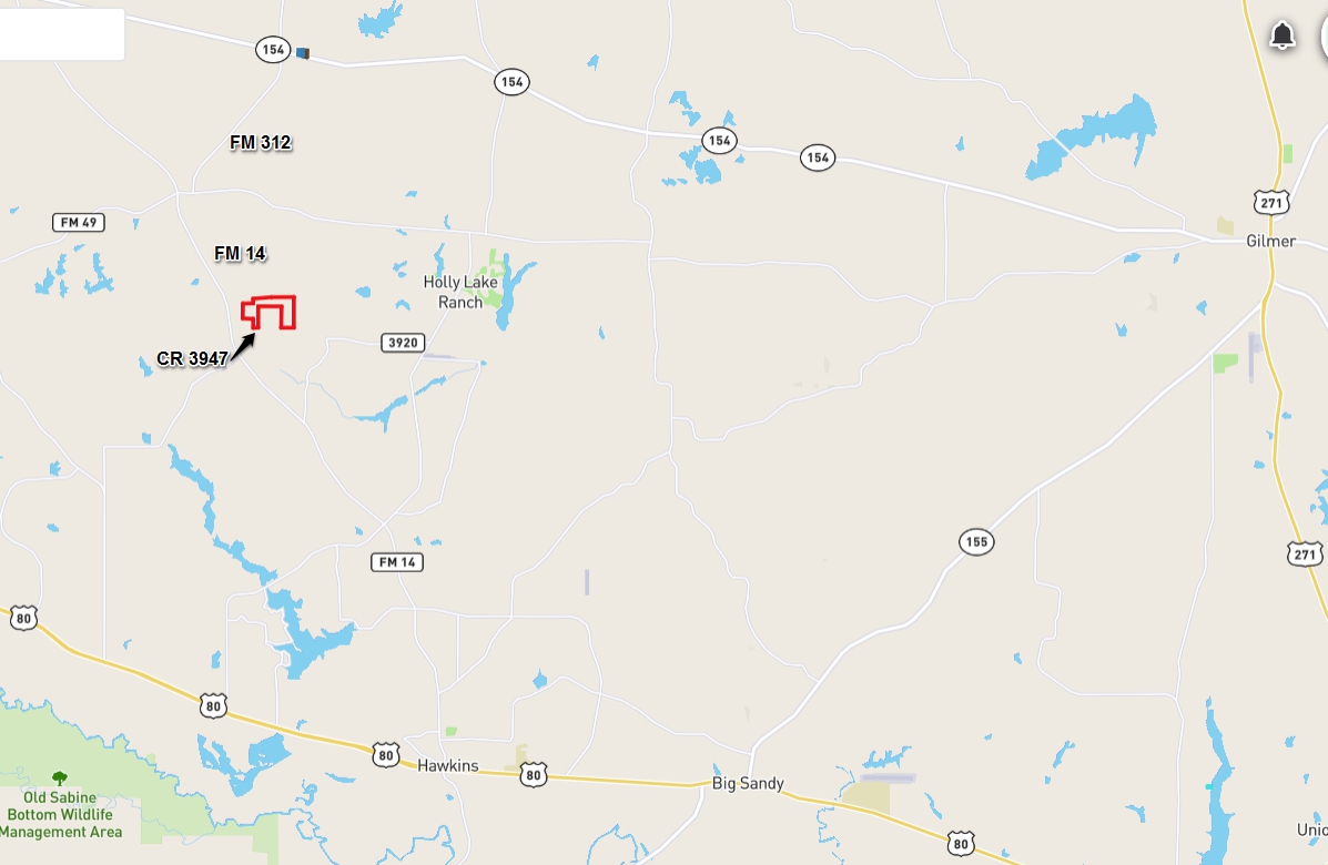 Hawkins, Wood County, TX Recreational Property, Timberland Property