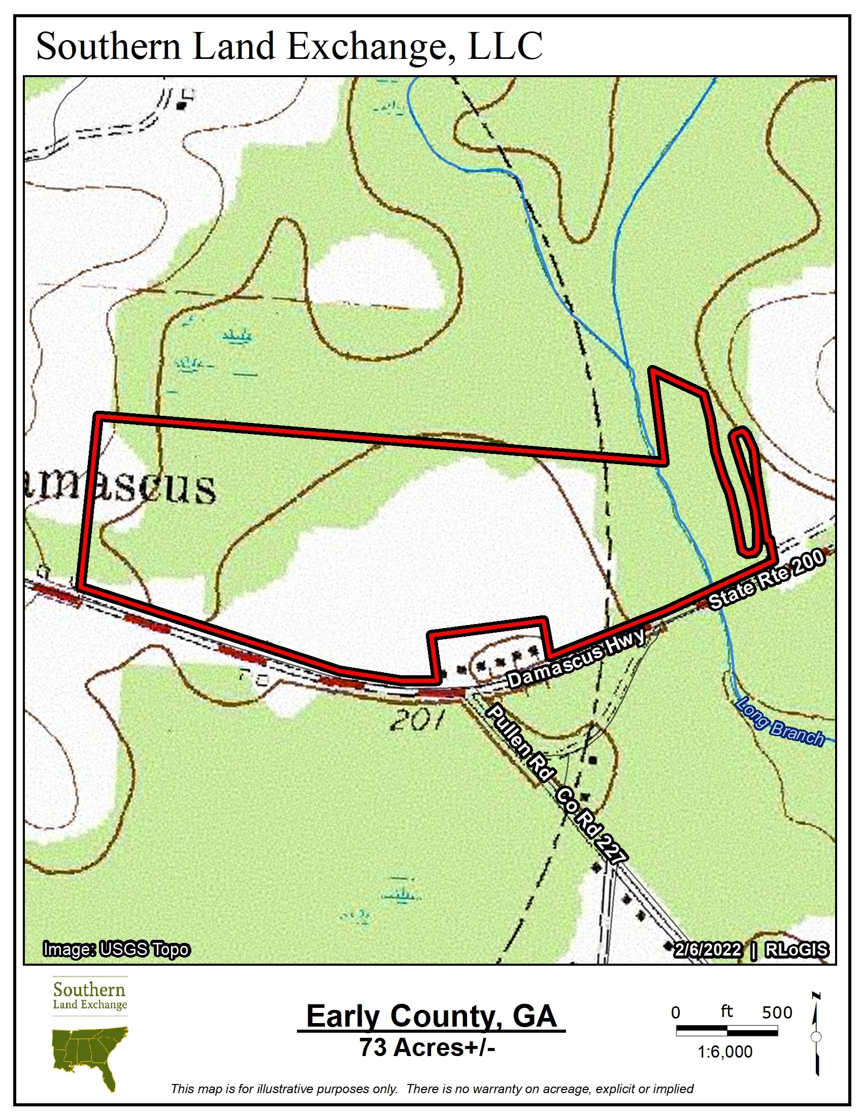 Damascus, Early County, GA Recreational Property, Undeveloped Land for sale Property ID