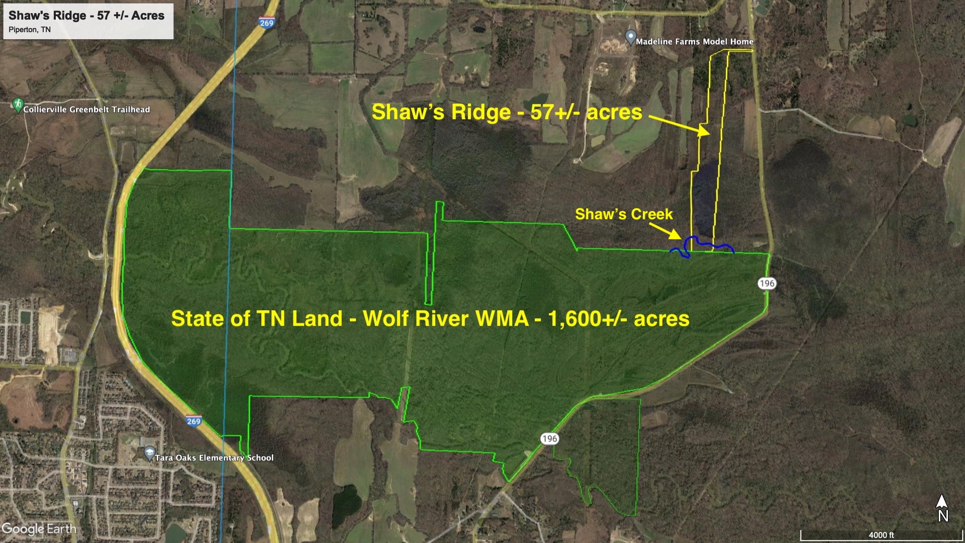 Piperton, Fayette County, TN Recreational Property, Hunting Property for sale Property ID