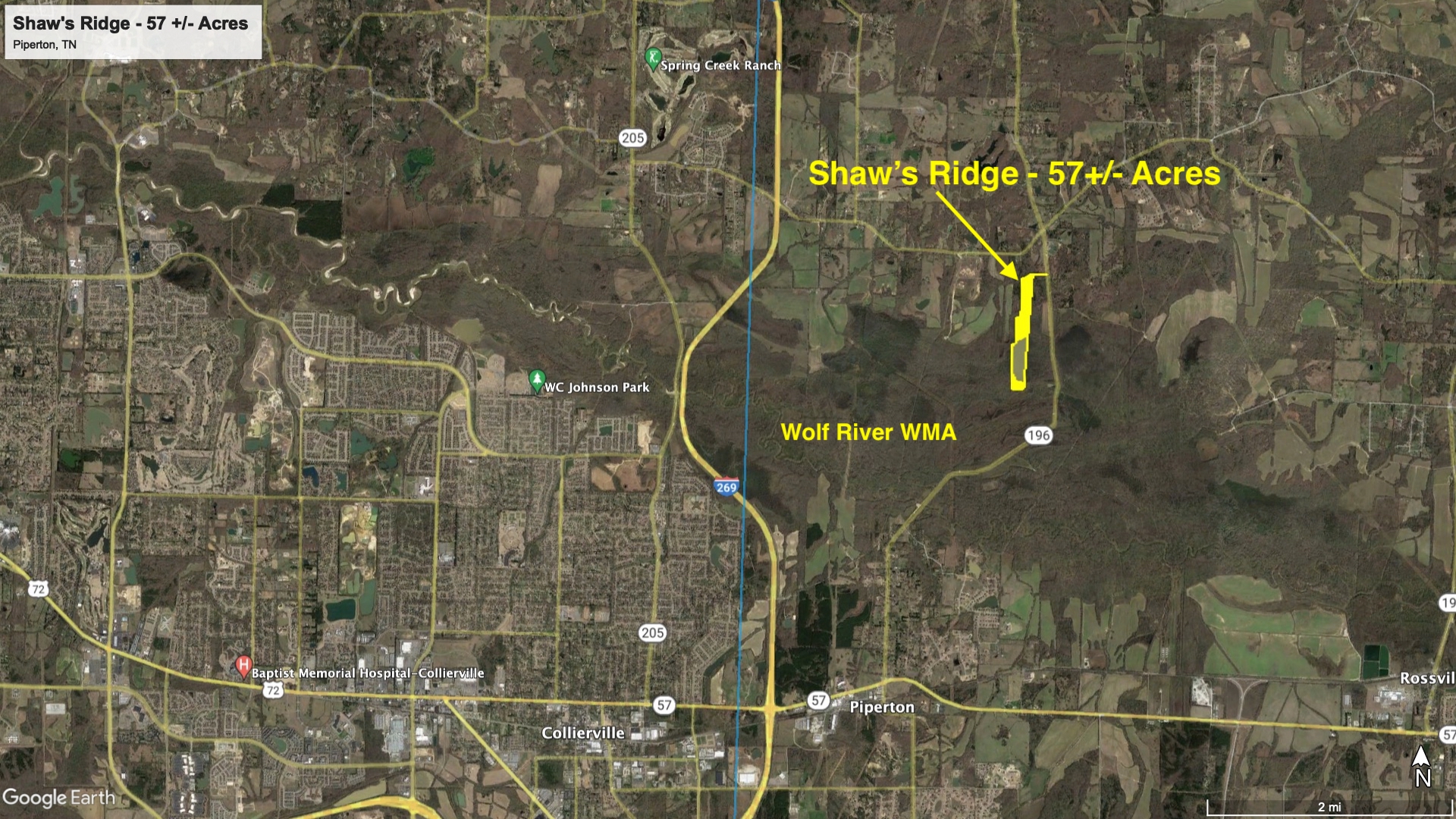 Piperton, Fayette County, TN Recreational Property, Hunting Property for sale Property ID