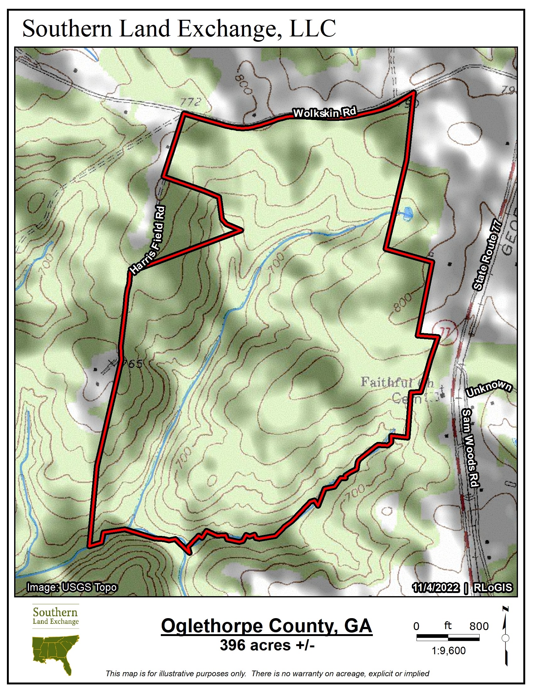 Lexington, Oglethorpe County, GA Recreational Property, Timberland
