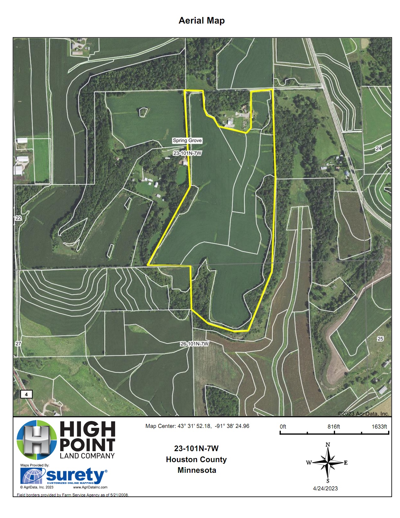 Spring Grove, Houston County, MN Farms and Ranches for sale Property ID