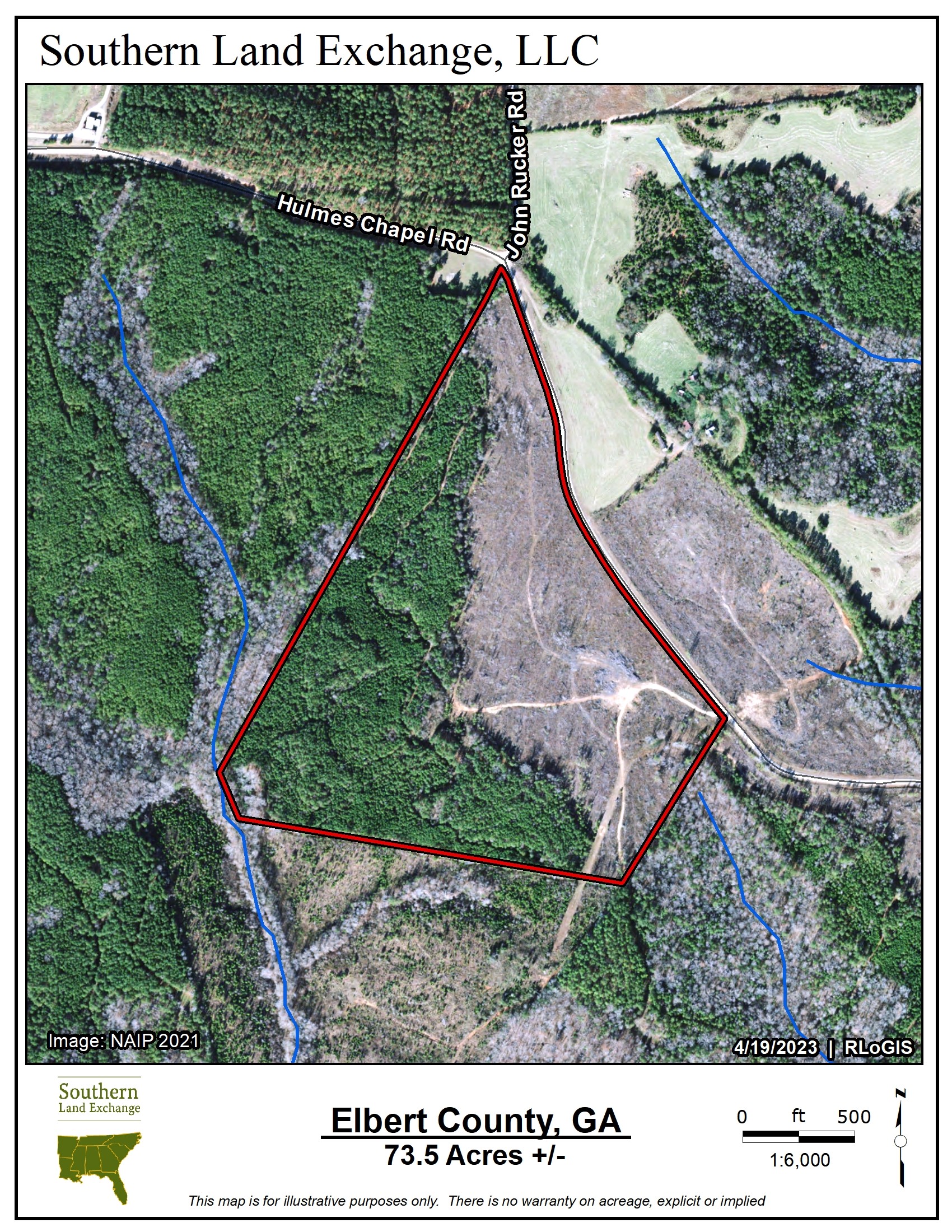 Elberton, Elbert County, GA Recreational Property, Timberland Property