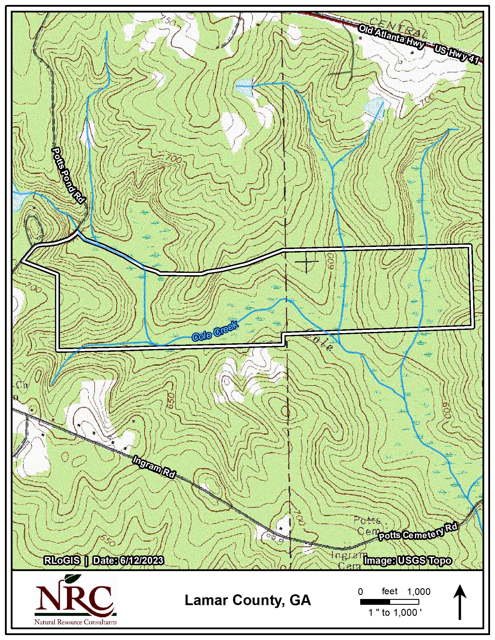 Barnesville, Lamar County, GA Farms and Ranches, Timberland Property
