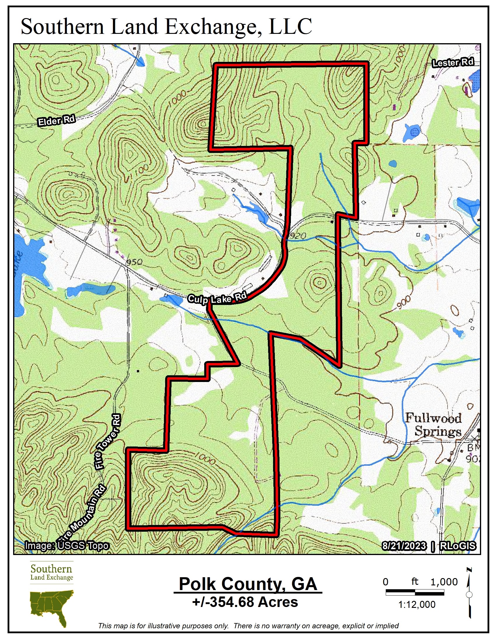 Cedartown, Polk County, GA Recreational Property, Timberland Property